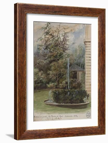 Parisian Fountains-Jean-Marie Amelin-Framed Giclee Print