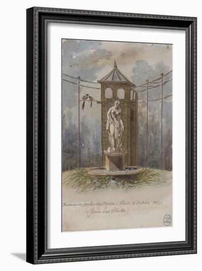 Parisian Fountains-Jean-Marie Amelin-Framed Giclee Print