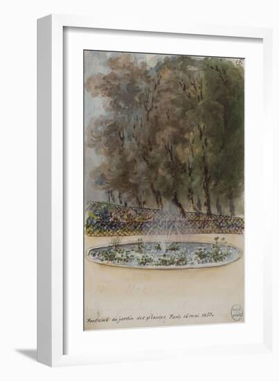 Parisian Fountains-Jean-Marie Amelin-Framed Giclee Print