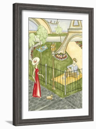 Parisian Holiday I-Jennifer Goldberger-Framed Art Print