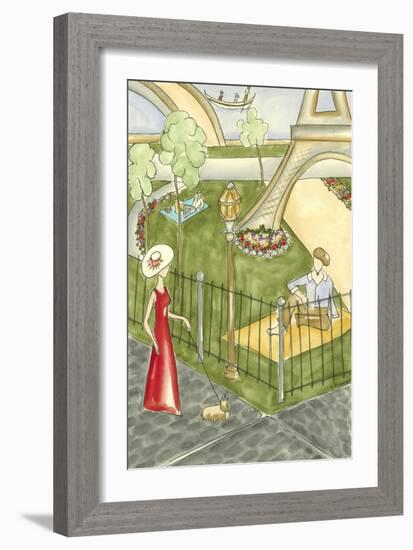 Parisian Holiday I-Jennifer Goldberger-Framed Art Print