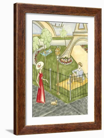 Parisian Holiday I-Jennifer Goldberger-Framed Art Print