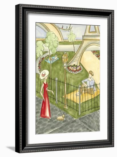 Parisian Holiday I-Jennifer Goldberger-Framed Art Print