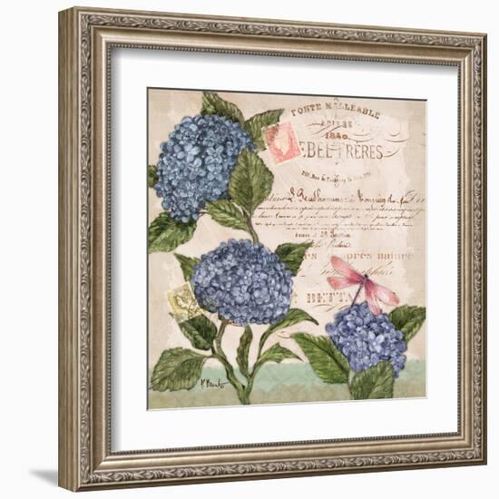 Parisian Hydrangeas I-Paul Brent-Framed Art Print