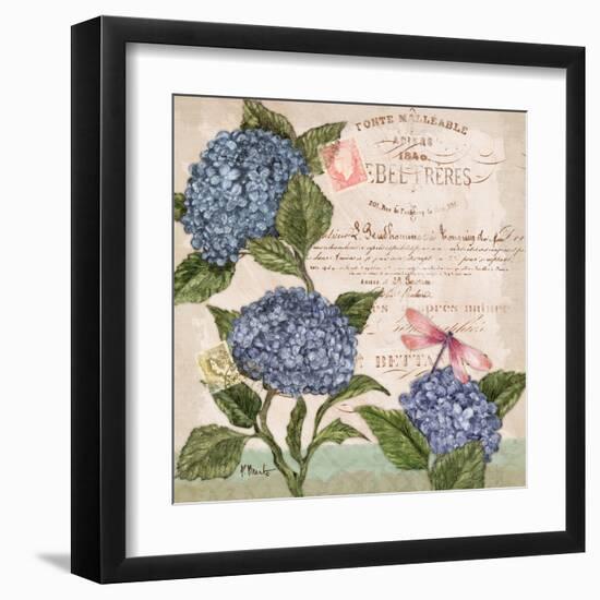 Parisian Hydrangeas I-Paul Brent-Framed Art Print