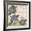 Parisian Hydrangeas I-Paul Brent-Framed Premium Giclee Print