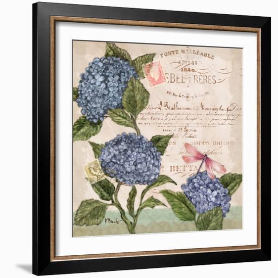 Parisian Hydrangeas I-Paul Brent-Framed Premium Giclee Print