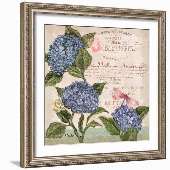 Parisian Hydrangeas I-Paul Brent-Framed Art Print