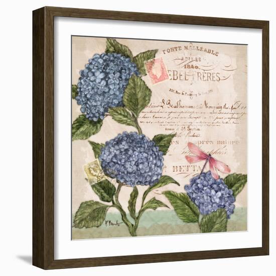 Parisian Hydrangeas I-Paul Brent-Framed Art Print