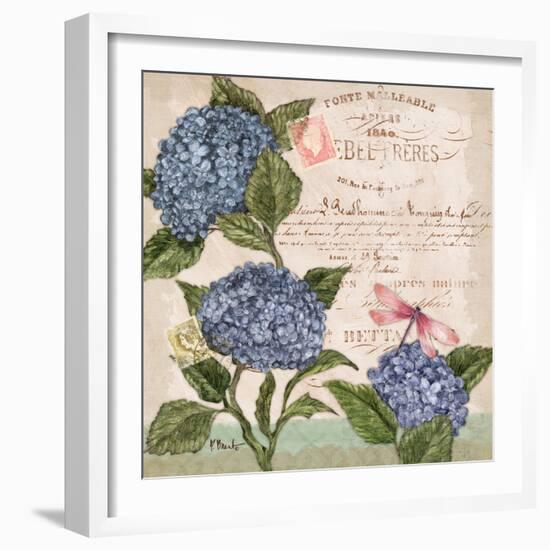 Parisian Hydrangeas I-Paul Brent-Framed Art Print