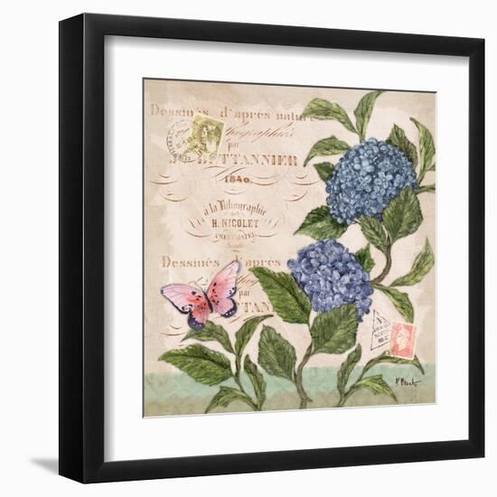 Parisian Hydrangeas II-Paul Brent-Framed Art Print