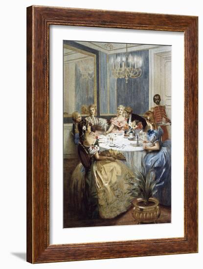 Parisian Ladies of Second Empire, 1886-Albert Lynch-Framed Giclee Print