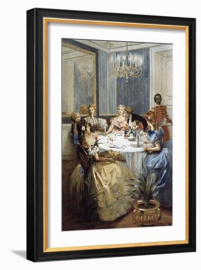 Parisian Ladies of Second Empire, 1886-Albert Lynch-Framed Giclee Print