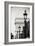 Parisian Lightposts BW I-Erin Berzel-Framed Photographic Print