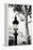 Parisian Lightposts BW II-Erin Berzel-Framed Premier Image Canvas