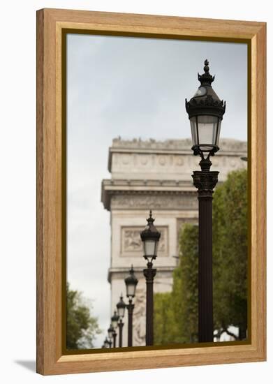 Parisian Lightposts I-Erin Berzel-Framed Premier Image Canvas