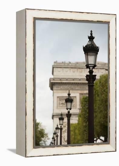 Parisian Lightposts I-Erin Berzel-Framed Premier Image Canvas