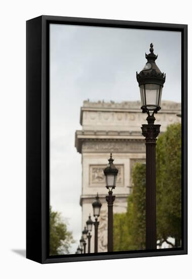 Parisian Lightposts I-Erin Berzel-Framed Premier Image Canvas