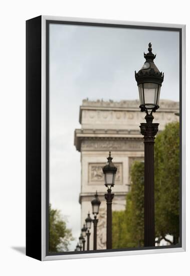 Parisian Lightposts I-Erin Berzel-Framed Premier Image Canvas