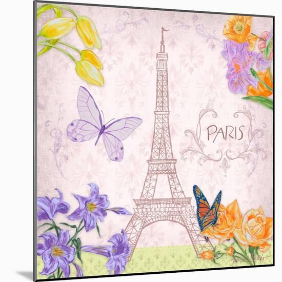 Parisian Meadow I-Linda Baliko-Mounted Art Print