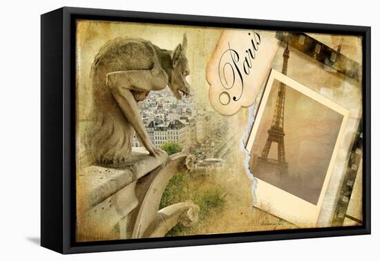 Parisian Memories - Vintage Photoalbum Series-Maugli-l-Framed Stretched Canvas
