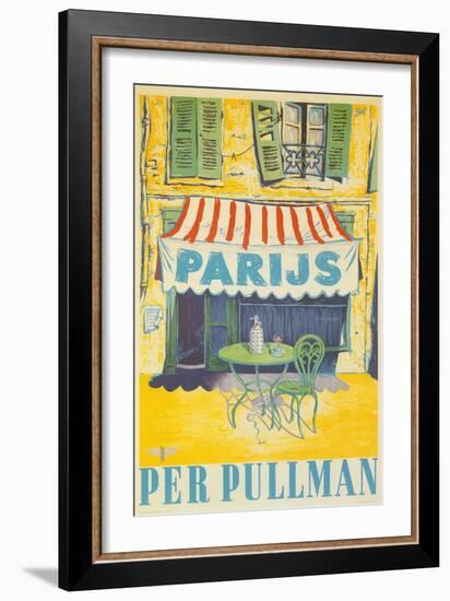 Parisian Outdoor Cafe, Per Pullman-null-Framed Giclee Print