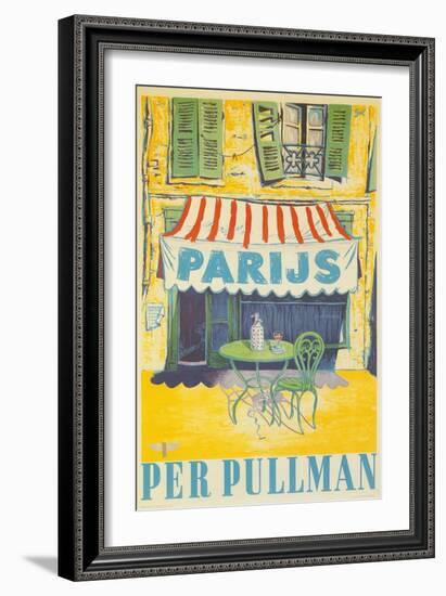 Parisian Outdoor Cafe, Per Pullman-null-Framed Giclee Print