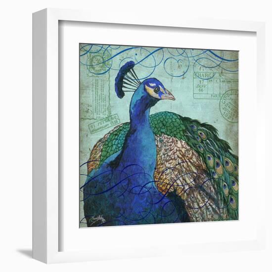 Parisian Peacock I-Elizabeth Medley-Framed Art Print