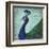 Parisian Peacock II-Elizabeth Medley-Framed Art Print