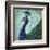 Parisian Peacock II-Elizabeth Medley-Framed Art Print