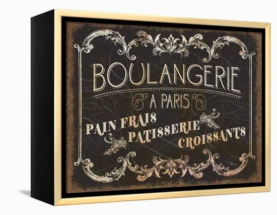 Parisian Signs-Pela Design-Framed Stretched Canvas