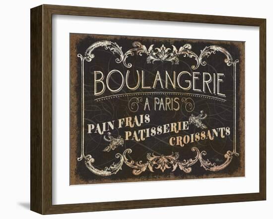 Parisian Signs-Pela Design-Framed Art Print