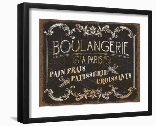 Parisian Signs-Pela Design-Framed Art Print