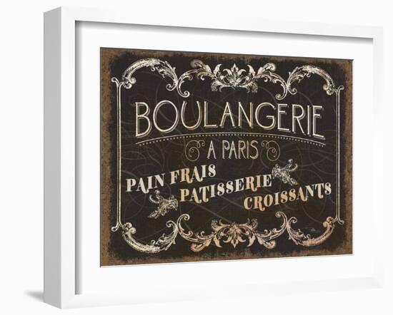 Parisian Signs-Pela Design-Framed Art Print