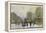 Parisian Street Scene in Winter-Luigi Loir-Framed Premier Image Canvas