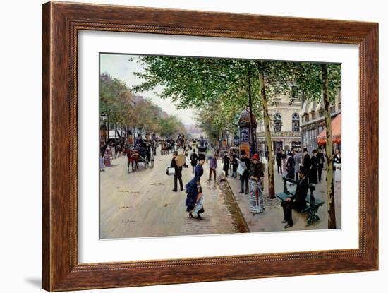 Parisian Street Scene-Jean Béraud-Framed Giclee Print