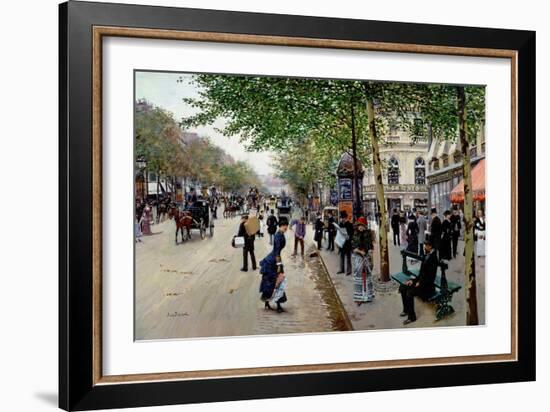 Parisian Street Scene-Jean Béraud-Framed Giclee Print