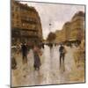 Parisian Street Scene-Luigi Loir-Mounted Giclee Print