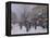 Parisian Street Scene-Eugene Galien-Laloue-Framed Premier Image Canvas