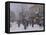 Parisian Street Scene-Eugene Galien-Laloue-Framed Premier Image Canvas