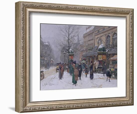 Parisian Street Scene-Eugene Galien-Laloue-Framed Giclee Print