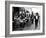 Parisians at a Sidewalk Cafe-Alfred Eisenstaedt-Framed Photographic Print