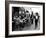 Parisians at a Sidewalk Cafe-Alfred Eisenstaedt-Framed Photographic Print