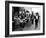 Parisians at a Sidewalk Cafe-Alfred Eisenstaedt-Framed Photographic Print