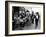 Parisians at a Sidewalk Cafe-Alfred Eisenstaedt-Framed Photographic Print