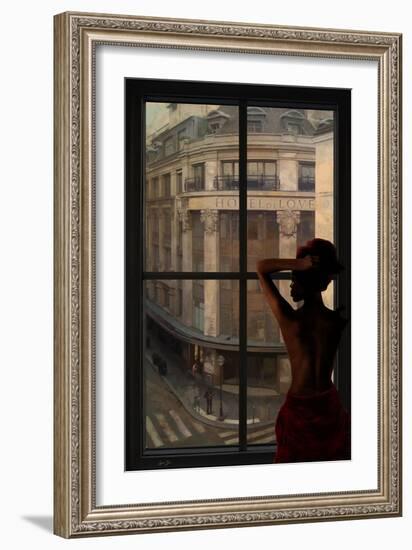 Parisien Affairs II-Eric Yang-Framed Art Print