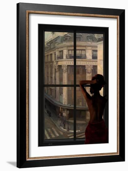 Parisien Affairs II-Eric Yang-Framed Art Print