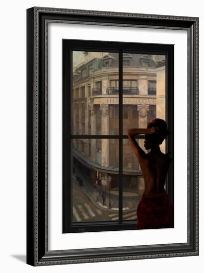 Parisien Affairs II-Eric Yang-Framed Art Print