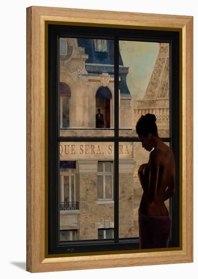 Parisien Affairs IV-Eric Yang-Framed Stretched Canvas