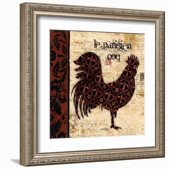 Parisien Coq-Diane Stimson-Framed Art Print